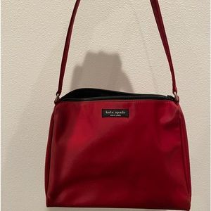 Kate Spade ♠️ vintage red nylon purse